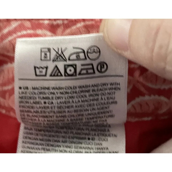 Old Navy Pixie Chino Pants Women's Orange‎ Fish Stretch 6 Regular Tiny Flaw - Picture 10 of 10